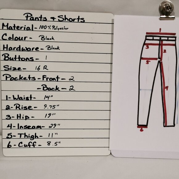 Youth 16R Dress Pants NWOT #26 - Picture 4 of 4